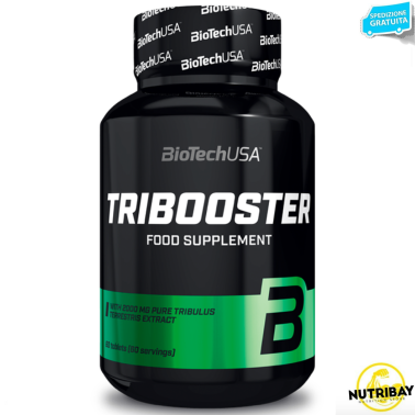 Biotech Tribooster 60 cps Tribulus Terrestris stimolatore del Testosterone TONICI