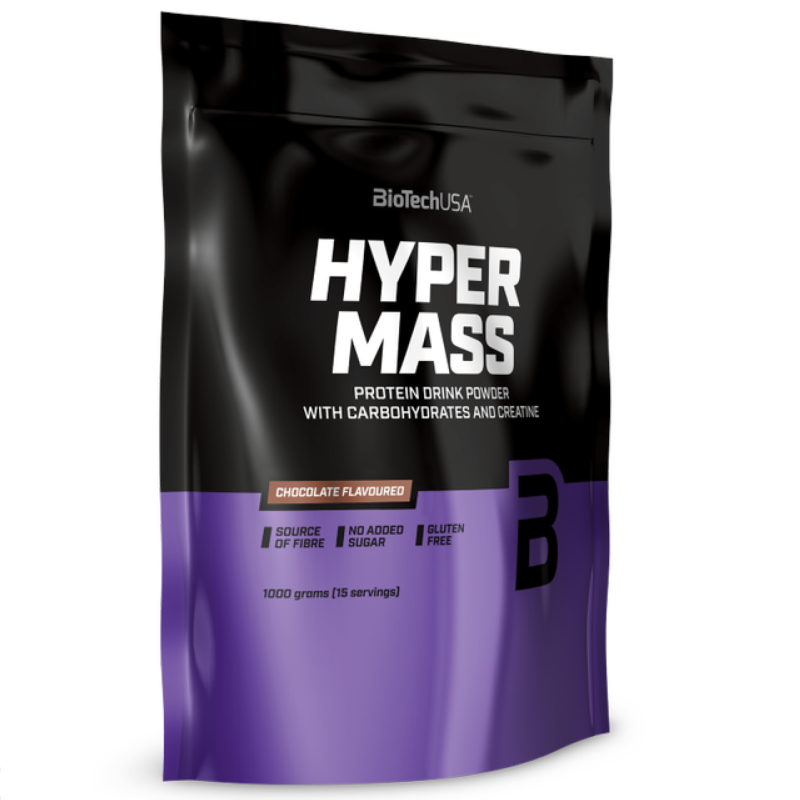 Biotech Hyper Mass 5000 1 kg. Mega Mass Gainer con Proteine Whey Creatina e Bcaa GAINERS AUMENTO MASSA