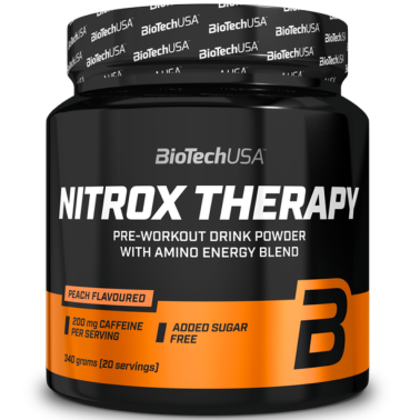 Biotech Nitrox Therapy 340 gr Pre Workout con Arginina Beta Alanina Citrullina PRE ALLENAMENTO