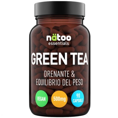 NATOO ESSENTIAL GREEN TEA 90 caps DRENANTI DIURETICI