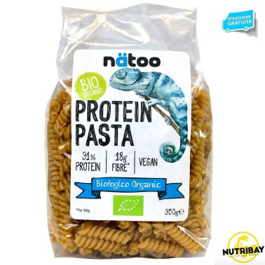 NATOO PROTEIN PASTA BIO FUSILLI - 350 gr AVENE - ALIMENTI PROTEICI