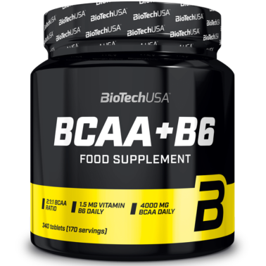 Biotech Bcaa + b6 340 cpr. Aminoacidi Ramificati 2:1:1 da 1 gr. + Vitamina B6 AMINOACIDI BCAA