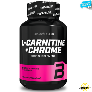 BIOTECH USA For Her - L-Carnitine + Chrome 60 capsule CARNITINA