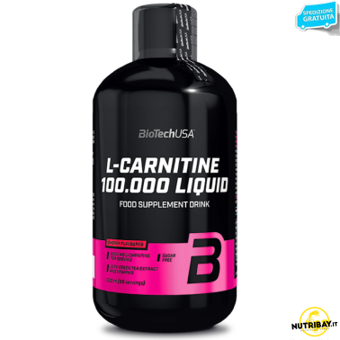 BIOTECH USA L-Carnitine 100000 Liquid - 500ml CARNITINA