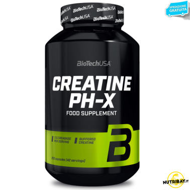 Biotech Usa Creatine PH-X 210 caps Creatina Avanzata Alcalina Tamponata CREATINA