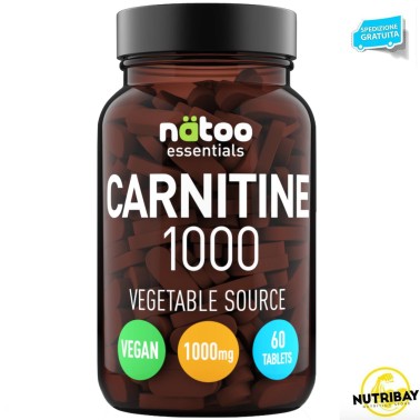 NATOO ESSENTIALS CARNITINE 1000 - 60 tablets CARNITINA