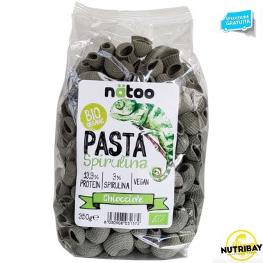 NATOO PASTA SPIRULINA - CHIOCCIOLE 350 gr AVENE - ALIMENTI PROTEICI