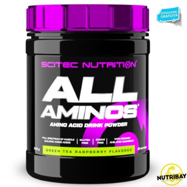 SCITEC NUTRITION ALL AMINOS 340 gr AMINOACIDI COMPLETI / ESSENZIALI