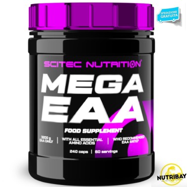 SCITEC NUTRITION MEGA EAA 240 caps AMINOACIDI COMPLETI / ESSENZIALI