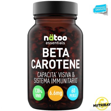 NATOO ESSENTIALS BETA CAROTENE 60 perle VITAMINE