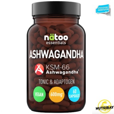 NATOO ESSENTIALS ASHWAGANDHA 60 CAPS BENESSERE-SALUTE