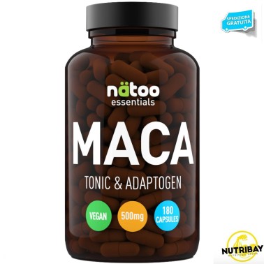 NATOO ESSENTIALS MACA 180 CAPS TONICI