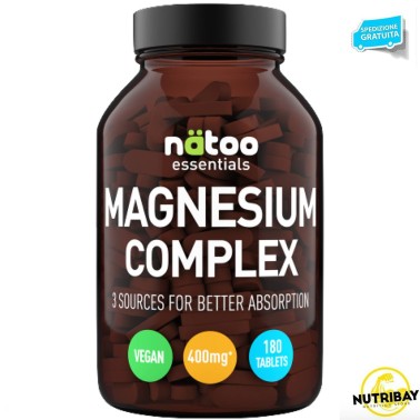 NATOO ESSENTIALS MAGNESIUM COMPLEX 180 TABS BENESSERE-SALUTE