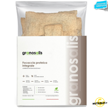 GRANOSALIS FOCACCIA PROTEICA INTEGRALE 200 gr AVENE - ALIMENTI PROTEICI