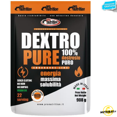 Pronutrition Dextropure 100% 908 gr Destrosio senza gusto CARBOIDRATI - ENERGETICI