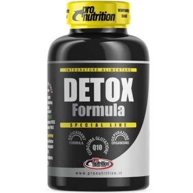 PRONUTRITION Detox Formula 60 cpr curcuma glutadione e cardo mariano in vendita su Nutribay.it