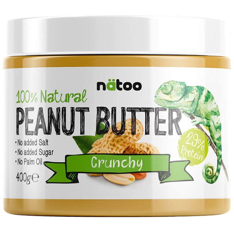 NATOO 100% PEANUT BUTTER CRUNCHY 400 gr AVENE - ALIMENTI PROTEICI