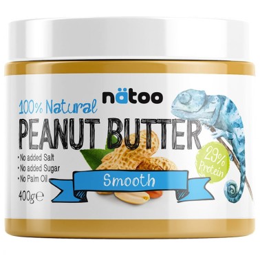 NATOO 100% PEANUT BUTTER SMOOTH 400 gr AVENE - ALIMENTI PROTEICI