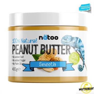 NATOO 100% PEANUT BUTTER SMOOTH 400 gr AVENE - ALIMENTI PROTEICI