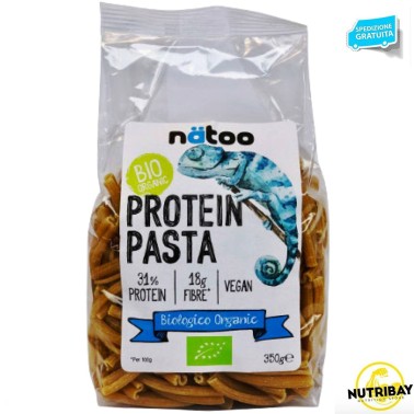 NATOO PROTEIN PASTA BIO RITORTI - 350 gr AVENE - ALIMENTI PROTEICI