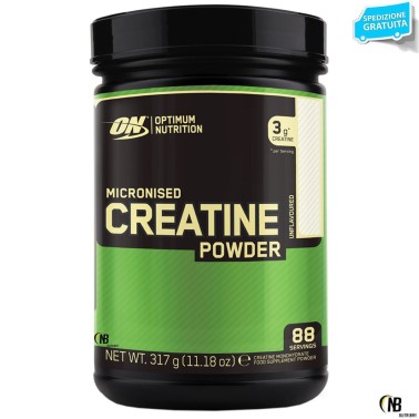 ON Optimum Nutrition Creatine Powder 317 gr. Creatina Monoidrata Micronizzata CREATINA