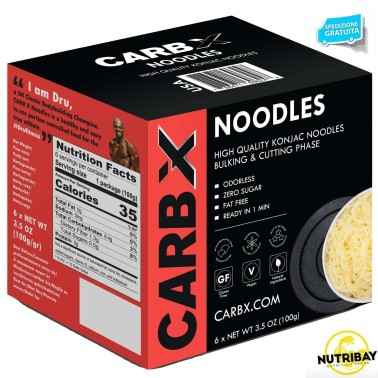 EAT WATER CARBX - NOODLES 6 porzioni da 100 gr AVENE - ALIMENTI PROTEICI