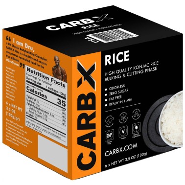 EAT WATER CARBX - RICE 6 porzioni da 100 gr AVENE - ALIMENTI PROTEICI
