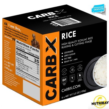 EAT WATER CARBX - RICE 6 porzioni da 100 gr AVENE - ALIMENTI PROTEICI