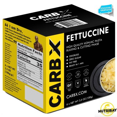 EAT WATER CARBX - FETTUCCINE 6 porzioni da 100 gr AVENE - ALIMENTI PROTEICI