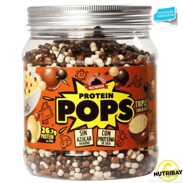 MAX PROTEIN - PROTEIN POPS TRIPLE CHOCOLATE 500 gr AVENE - ALIMENTI PROTEICI