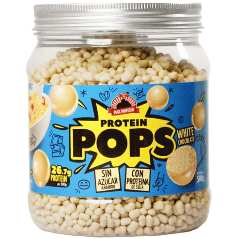 MAX PROTEIN - PROTEIN POPS WHITE CHOCOLATE 500 gr AVENE - ALIMENTI PROTEICI