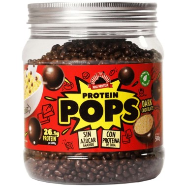 MAX PROTEIN - PROTEIN POPS DARK CHOCOLATE 500 gr AVENE - ALIMENTI PROTEICI