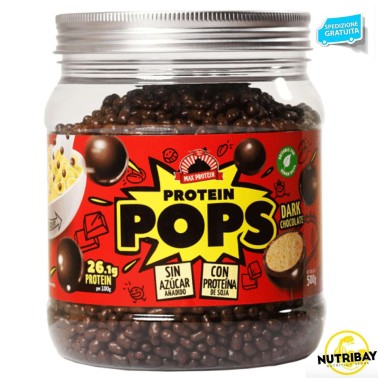 MAX PROTEIN - PROTEIN POPS DARK CHOCOLATE 500 gr AVENE - ALIMENTI PROTEICI