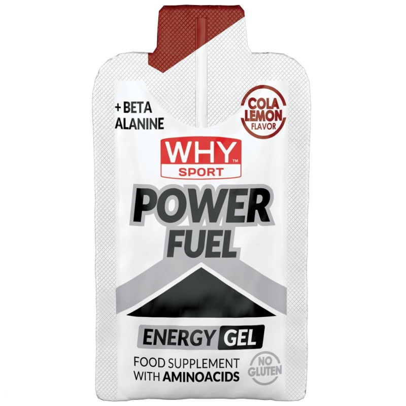 WHY SPORT POWER FUEL - ENERGY GEL 1 gel da 55 gr CARBOIDRATI - ENERGETICI