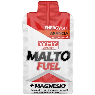 WHY SPORT MALTO FUEL - ENERGY GEL 1 gel da 30 ml CARBOIDRATI - ENERGETICI