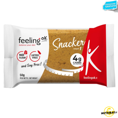 FEELING OK SNAKER POMODORO E PAPRICA 50 gr AVENE - ALIMENTI PROTEICI