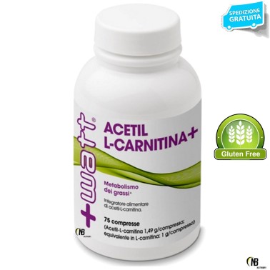 +WATT Acetil L- Carnitina Carnitina+ 75 cpr. ALC Bruciagrassi Dimagrante CARNITINA