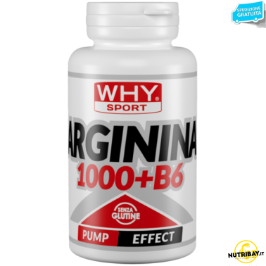 Why Sport Arginina 1000 AKG 100 compresse da 1 gr con Vitamina b6 in vendita su Nutribay.it