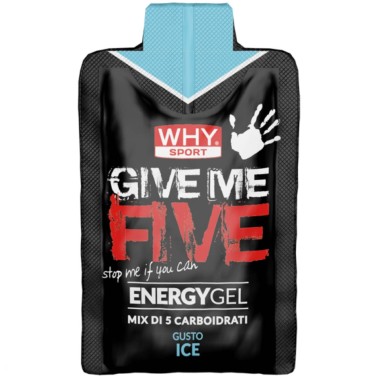 WHY SPORT GIVE ME FIVE - ENERGY GEL 1 gel da 50 ml CARBOIDRATI - ENERGETICI