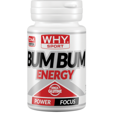 Why Sport Bum Bum Energy 30 cpr Tribulus Terrestris Beta Alanina e Caffeina in vendita su Nutribay.it