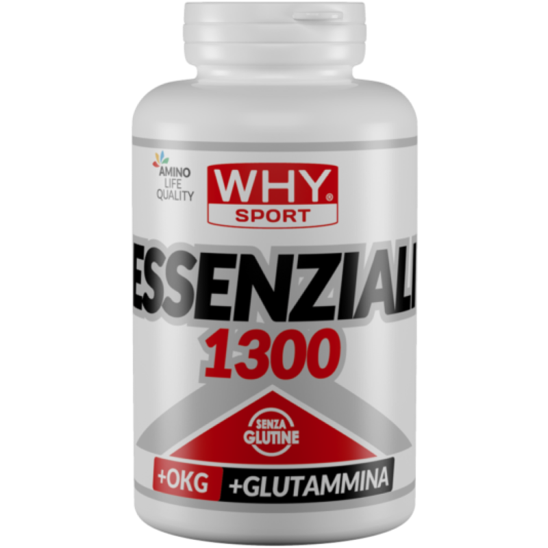 Why Sport Essenziali 1300 200 cpr Aminoacidi Glutammina AKG Okg B6 AMINOACIDI BCAA