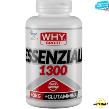 Why Sport Essenziali 1300 200 cpr Aminoacidi Glutammina AKG Okg B6 AMINOACIDI BCAA