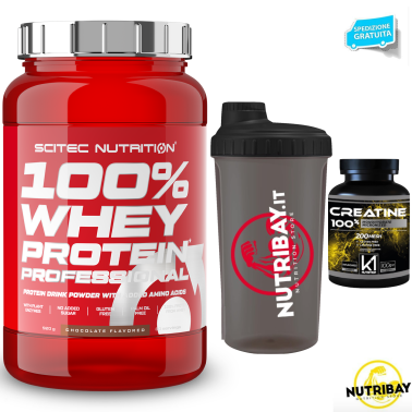 Scitec Nutrition 100% Whey Protein Professional 920 gr Proteine del Siero Latte PROTEINE