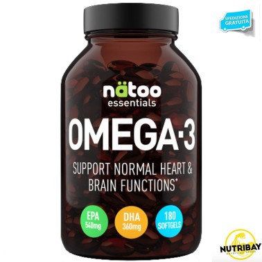 NATOO OMEGA 3 - 180 SOFTGELS OMEGA 3