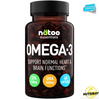 NATOO OMEGA 3 - 60 SOFTGELS OMEGA 3