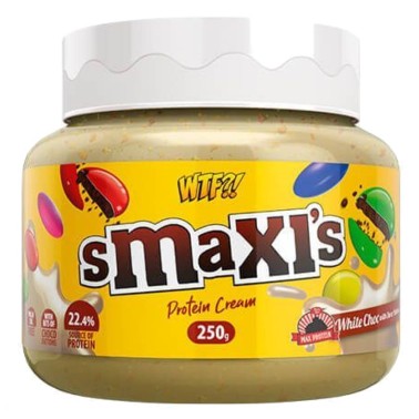 MAX PROTEIN WTF SMAXI'S WHITE CHOC CREAM 250 gr in vendita su Nutribay.it