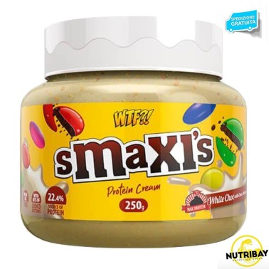 MAX PROTEIN WTF SMAXI'S WHITE CHOC CREAM 250 gr AVENE - ALIMENTI PROTEICI