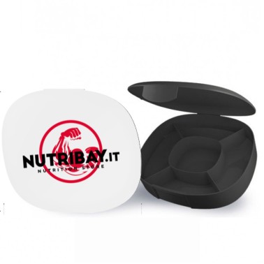 NUTRIBAY PILLBOX PORTA PILLOLE BIANCO a 5 scomparti ACCESSORI