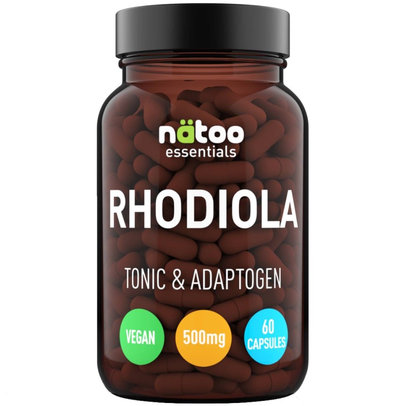 NATOO ESSENTIALS RHODIOLA 500 - 60 caps BENESSERE-SALUTE