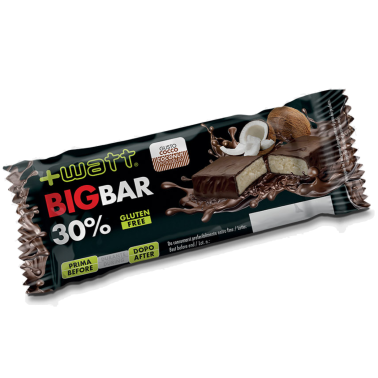 +WATT The Big Bar 24 Barrette Proteiche Ricoperte da 80 gr. gusto NOCCIOLA in vendita su Nutribay.it